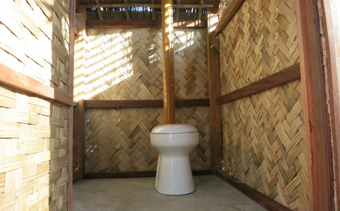 Luxury dry composting toilets Arakan Nature Lodge