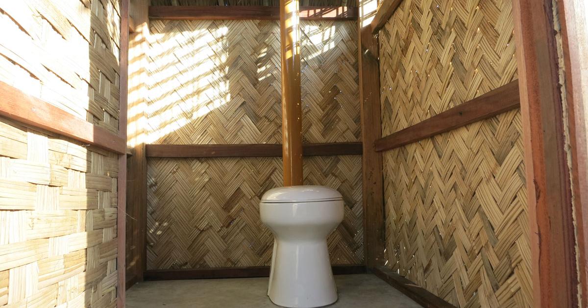 Luxury dry composting toilets Arakan Nature Lodge
