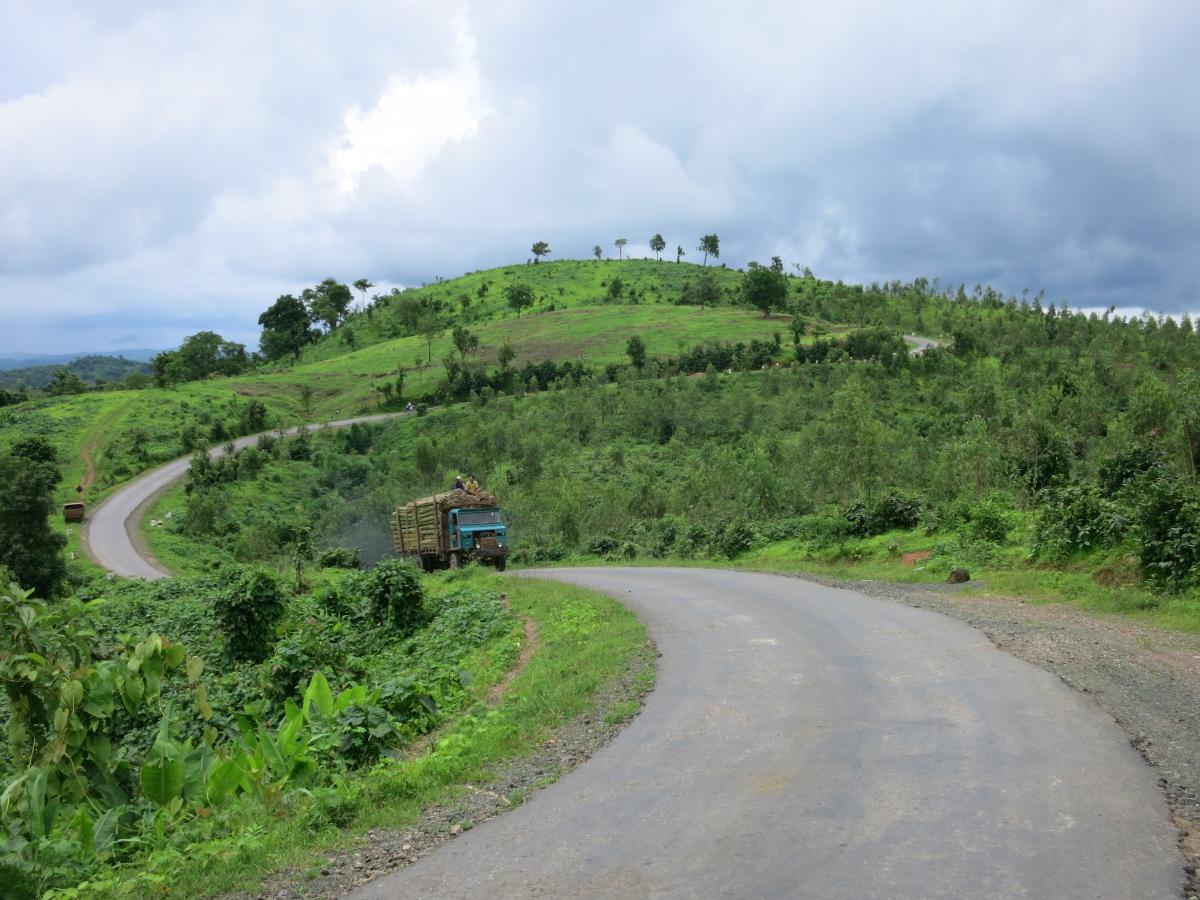Road through Arakan Mountains