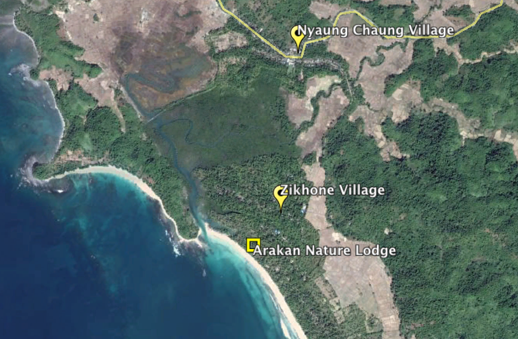 Note that the place marker for Kanthayar is wrong on Google Earth! Kanthayar is north of us.